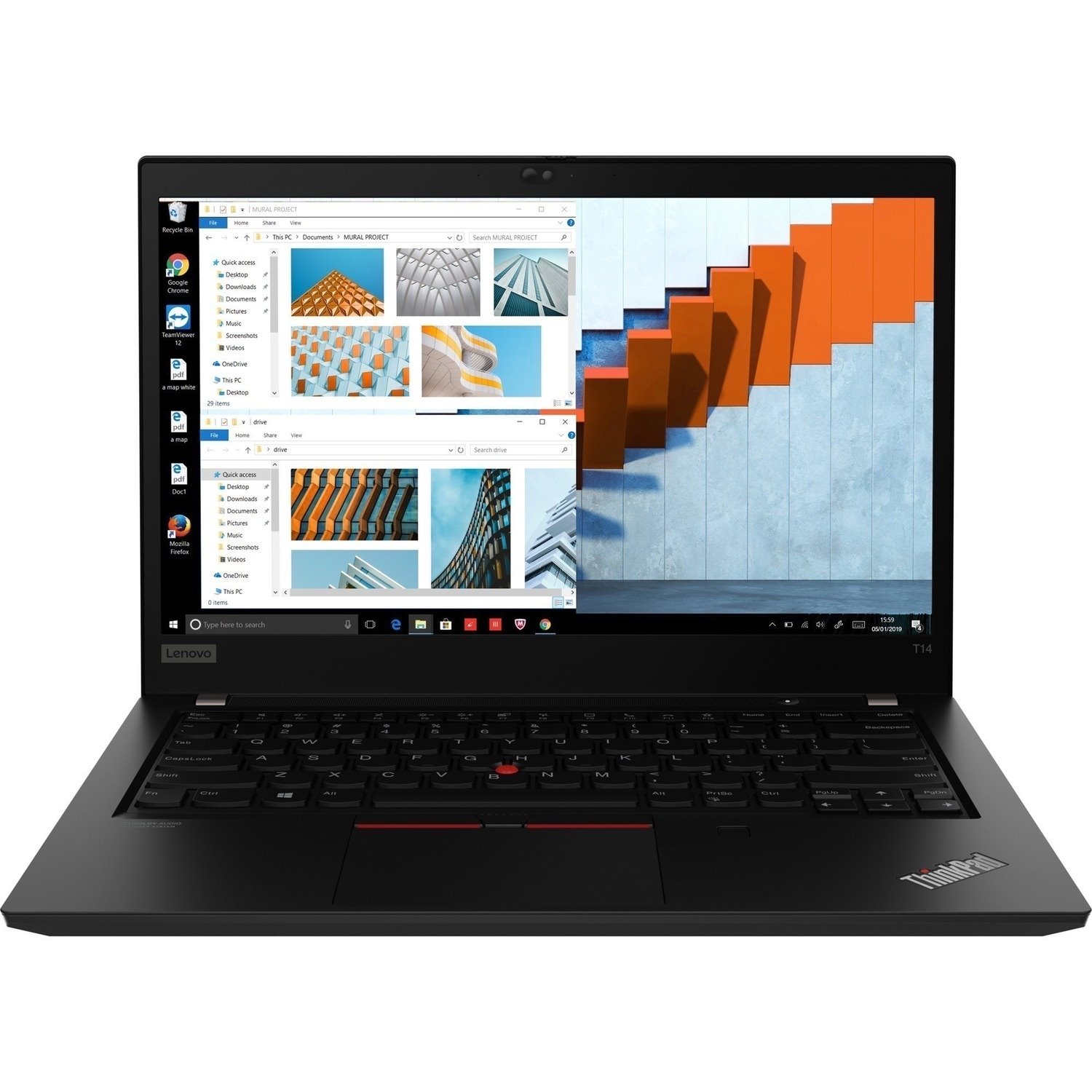 Lenovo ThinkPad T14 Gen 2 20XK005WUS 14" Notebook - Full HD - AMD Ryzen 7 PRO 5850U - 16 GB - 512 GB SSD - English Keyboard - Black