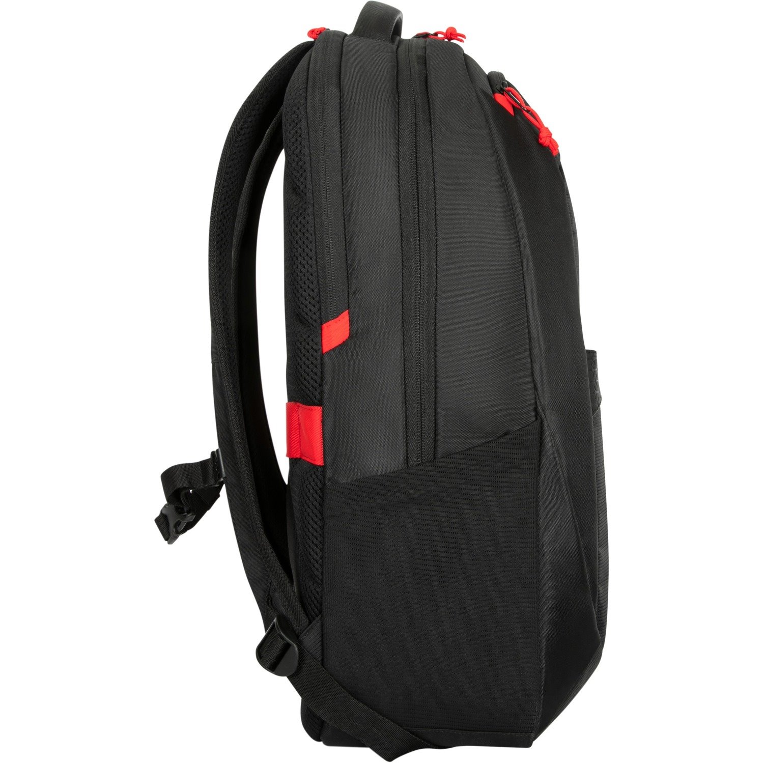 Targus Strike II TBB639GL Carrying Case (Backpack) for 43.2 cm (17") to 45.7 cm (18") Notebook - Black/Red