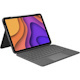 Logitech Folio Touch iPad Keyboard Case with Trackpad and Smart Connector for iPad Air 11-inch (M2 & M3), iPad Air (4th & 5th gen) - Oxford Gray