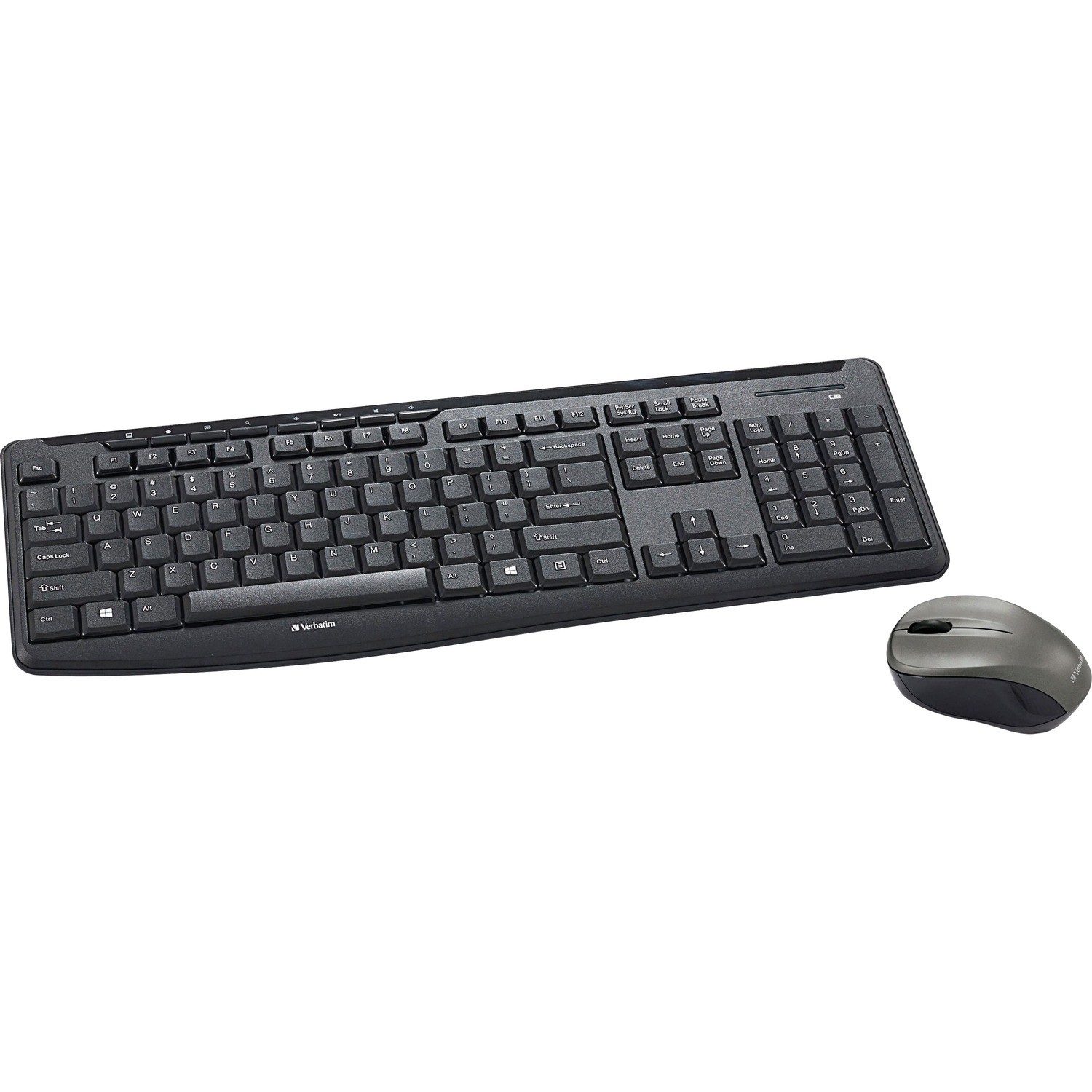 WIRELESS SILENT KEYBOARD MOUSE COMBO BLK