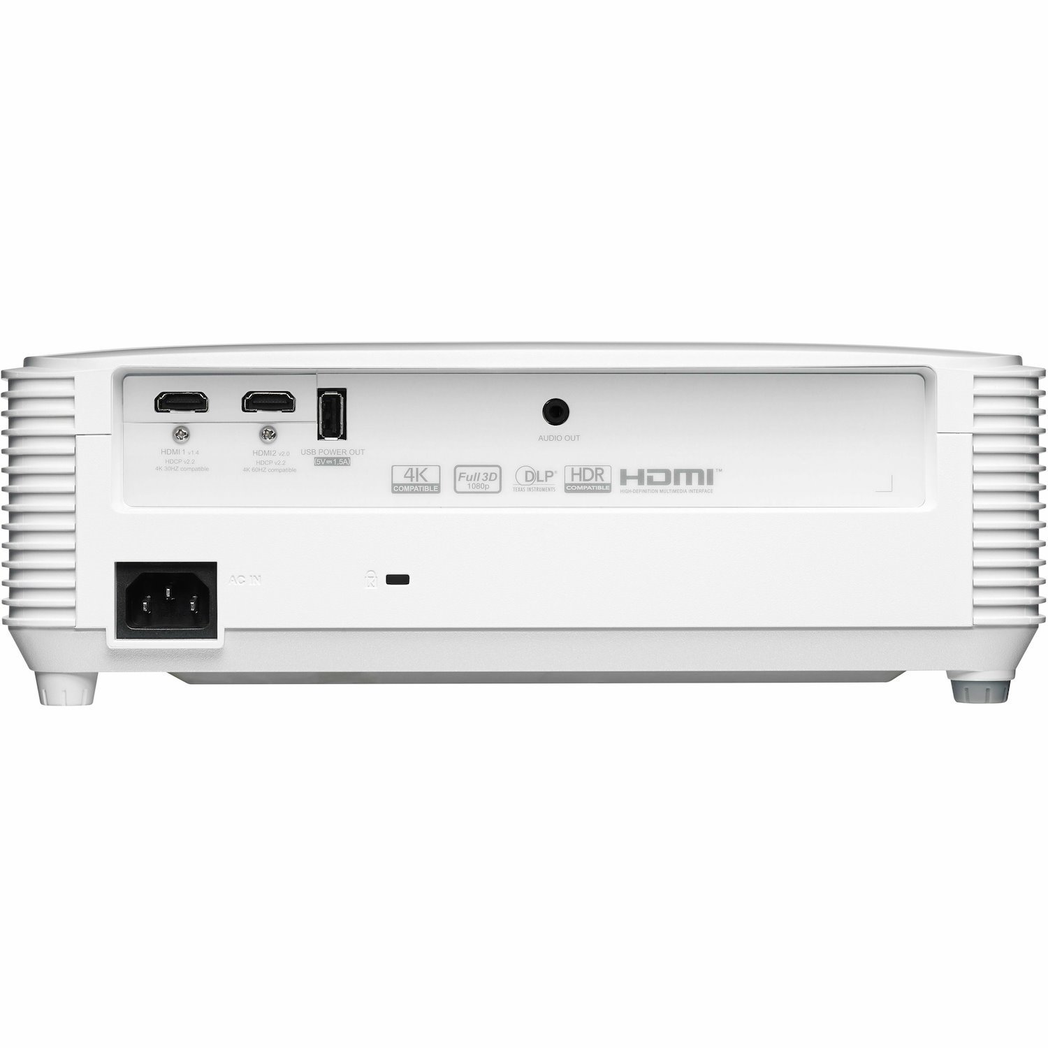 Optoma EH401 3D DLP Projector - 16:9 - Portable - White