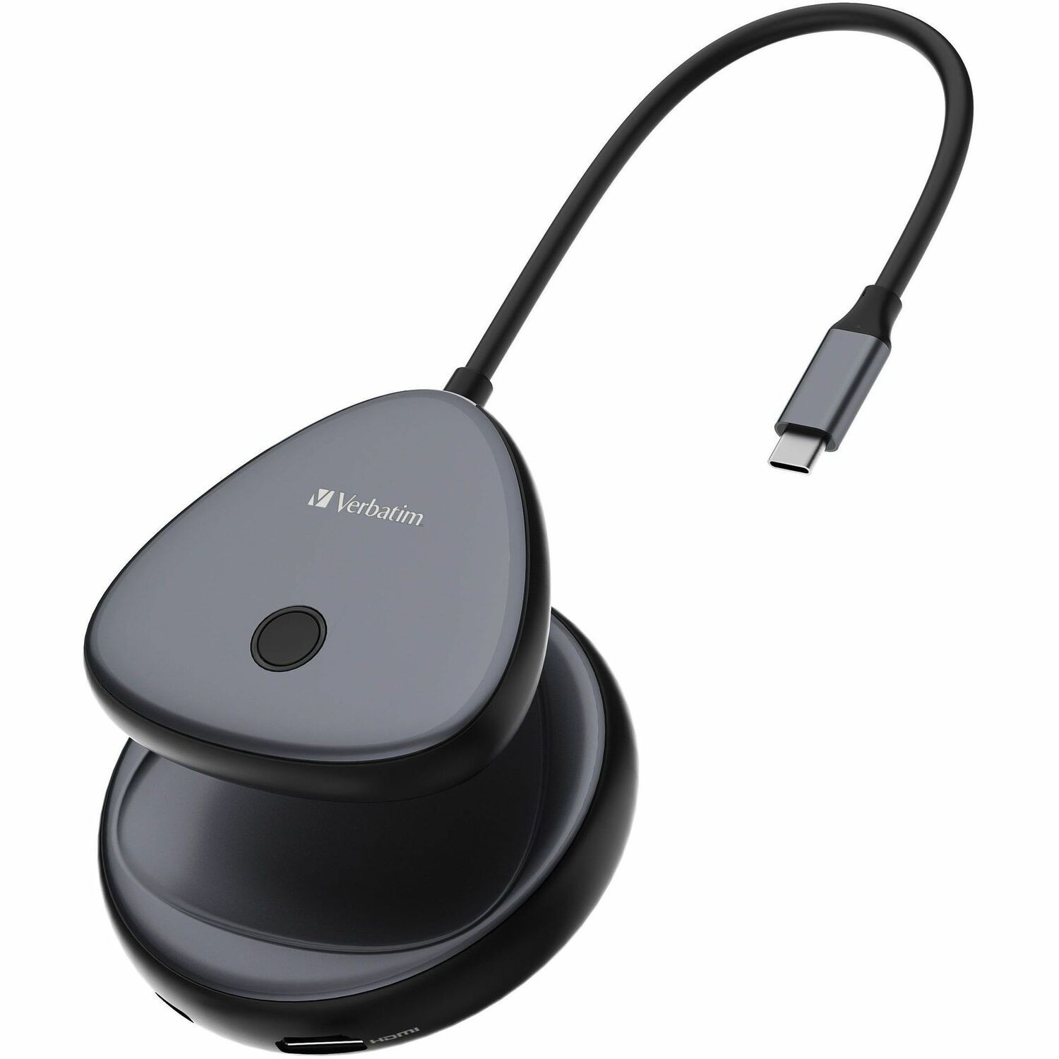 Verbatim 4K Wireless USB-C HDMI Adapter Dongle -Share My Screen Mirror Image. Compact and Ultra Portable. Windows, Linux Mac 10.2 support