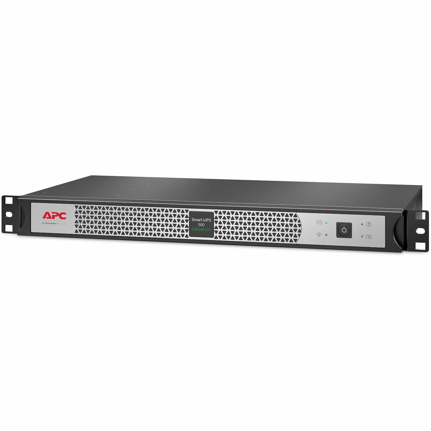 APC Smart-UPS, Line Interactive, 500VA, Lithium-ion, Rackmount 1U, 120V, 4x NEMA 5-15R outlets, Short Depth