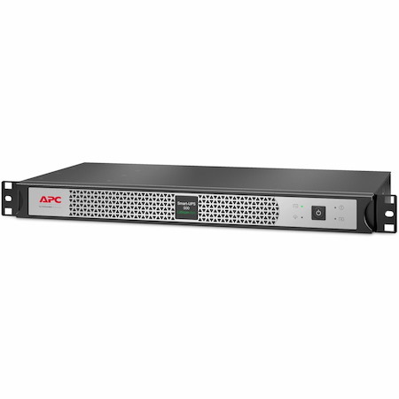 APC Smart-UPS, Line Interactive, 500VA, Lithium-ion, Rackmount 1U, 120V, 4x NEMA 5-15R outlets, Short Depth