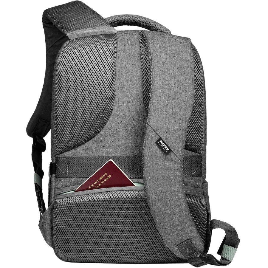 Port YOSEMITE Eco Carrying Case (Backpack) for 35.6 cm (14") to 39.6 cm (15.6") Notebook - Grey