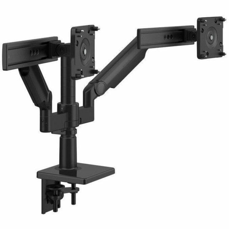 Humanscale M/Flex X22SBB Mounting Arm for Monitor, Clamp Mount, Docking Station - Black