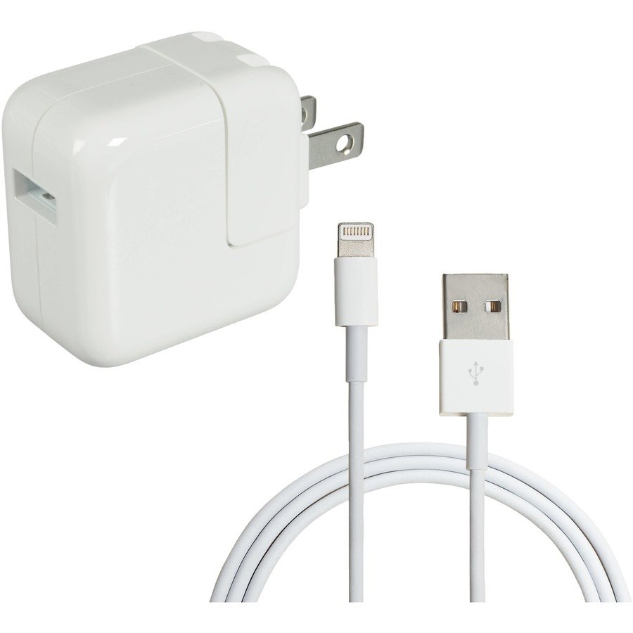 4XEM iPad Charging Kit - 6FT Lightning 8Pin Cable with 12W iPad wall charger - MFi Certified