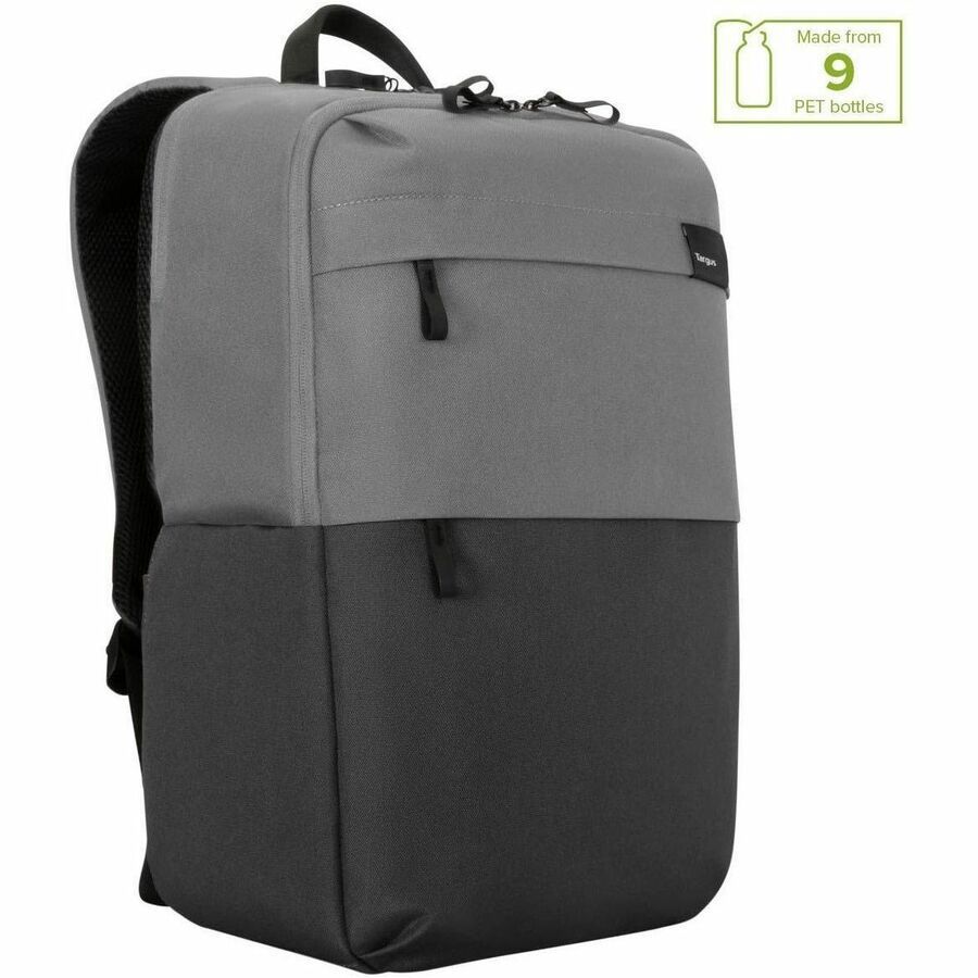 Targus Sagano EcoSmart TBB634GL Draagtas/-koffer (Backpack) voor 39,6 cm (15,6") naar 40,6 cm (16") Notebook - Grijs, Zwart