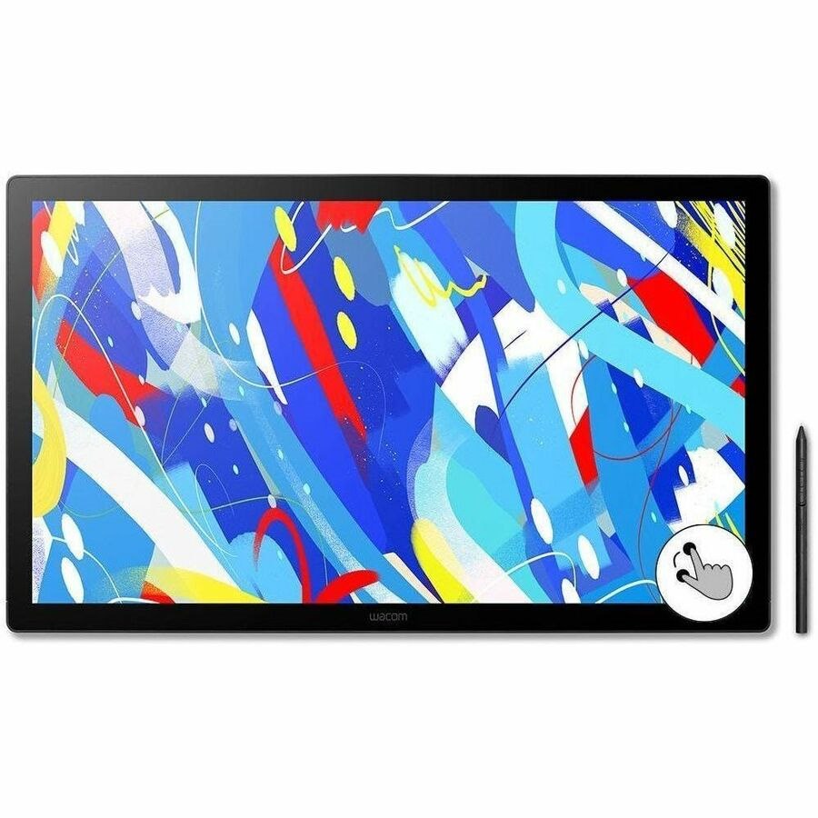 Wacom Cintiq Graphics Tablet - 61 cm (24") LCD - 5080 lpi WQHD - Touchscreen - Multi-touch Screen - Cable