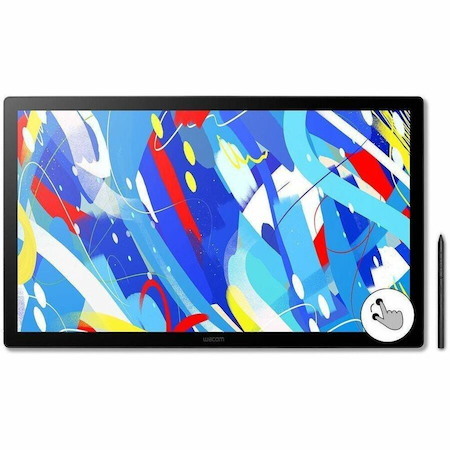 Wacom Cintiq Graphics Tablet - 61 cm (24") LCD - 5080 lpi WQHD - Touchscreen - Multi-touch Screen - Cable