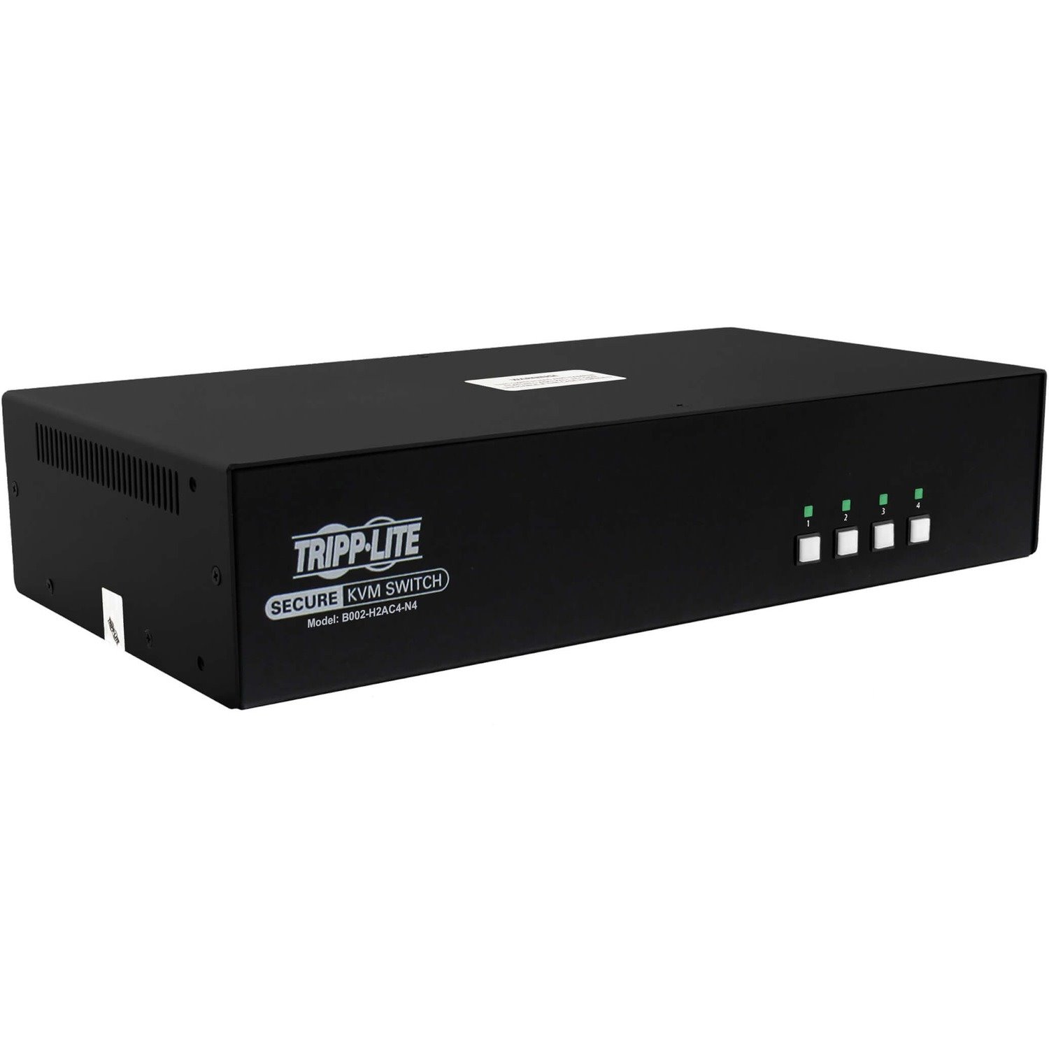 Tripp Lite by Eaton Secure KVM Switch, 4-Port, Dual Head, HDMI to HDMI, 4K, NIAP PP4.0, Audio, CAC, TAA