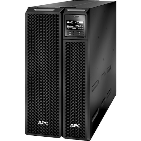 APC Smart-UPS On-Line, 3kVA, Tower, 208V, 8x 5-20R+4x L6-20R+1x L6-30R+1x L14-30R NEMA, SmartSlot, W/ transformer 208V to 120V, W/O rail kit