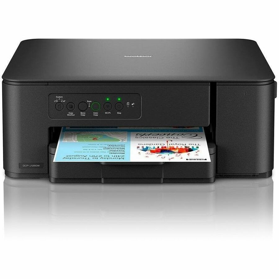 Brother DCP-J1260W Wired & Wireless Inkjet Multifunction Printer - Colour