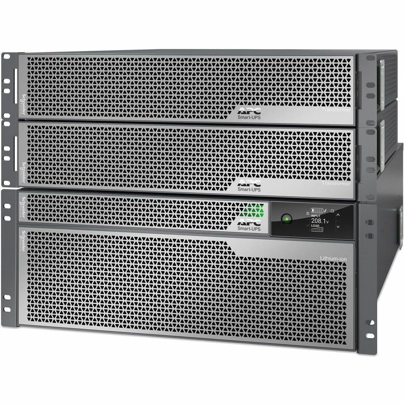 APC Smart-UPS Ultra Li-ion 10KVA 208V RM UPS with 2 of 5KVA Step Down Transformer
