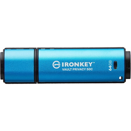 IronKey Vault Privacy 50 Series 64GB USB 3.2 (Gen 1) Type C Flash Drive