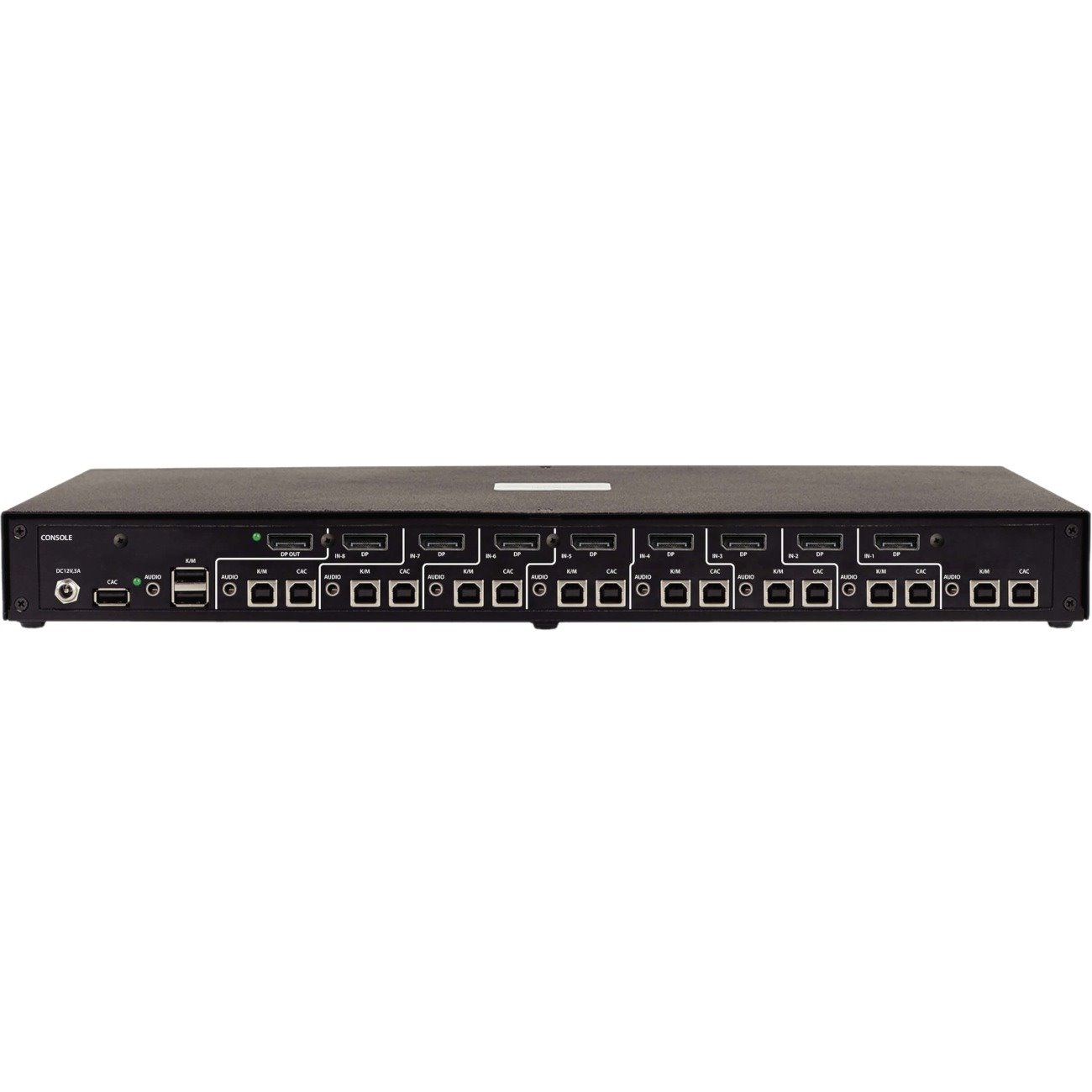 Tripp Lite by Eaton Secure KVM Switch, 8-Port, Single-Monitor, DisplayPort, 4K, NIAP PP3.0, Audio, CAC, TAA