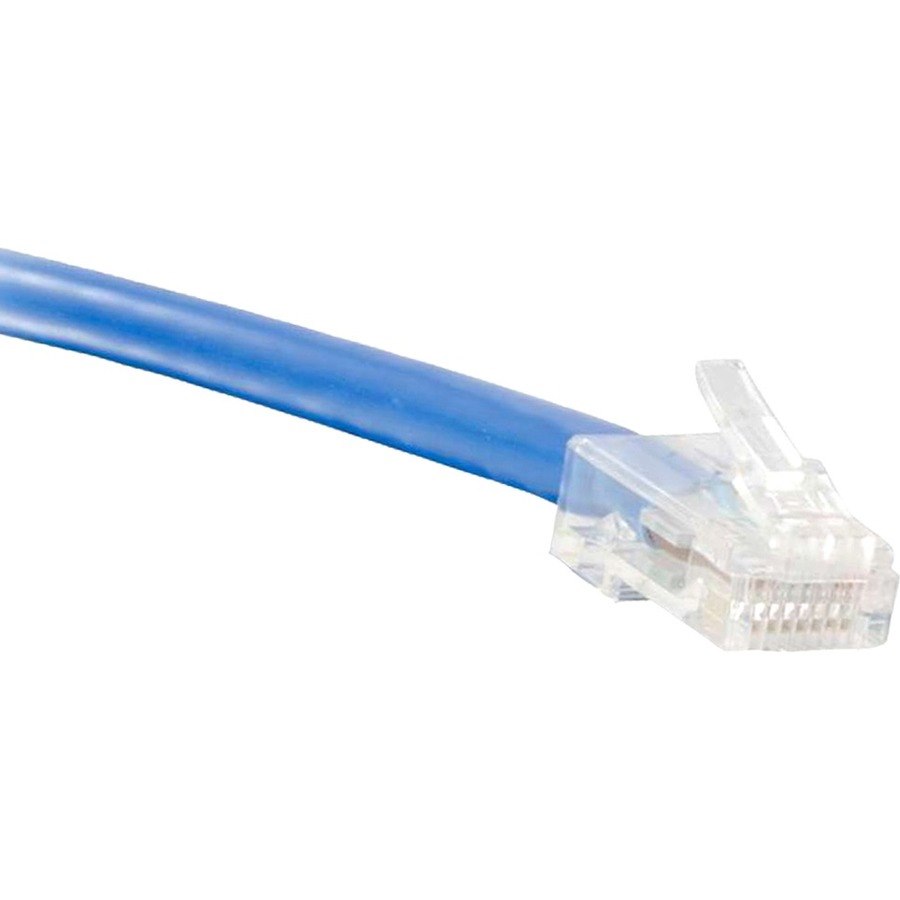 ENET Cat6 Blue 25 Foot Non-Booted (No Boot) (UTP) High-Quality Network Patch Cable RJ45 to RJ45 - 25Ft