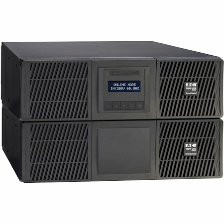 Eaton Tripp Lite Series SmartOnline 6000VA 5400W 120/208V Online Double-Conversion UPS with Stepdown Transformer - 18 5-20R, 2 L6-20R and 1 L6-30R Outlets, L6-30P Input, Network Card Included, Extended Run, 6U