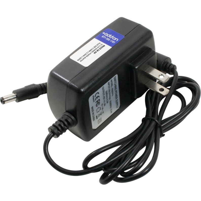 AddOn 5V at 3.5A Black 5.5 mm x 2.5 mm Power Adapter