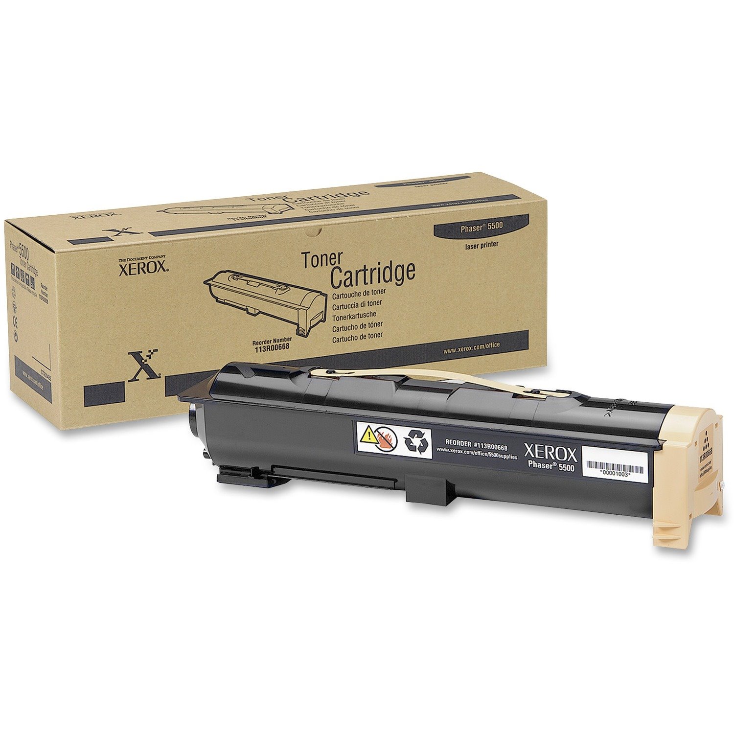 Xerox Genuine Phaser&trade; 5500 Toner Cartridge - 113R00668