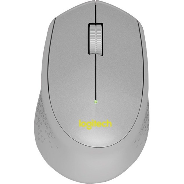 Logitech M330 SILENT PLUS Wireless Mouse, 2.4GHz with USB Receiver, Optical Tracking, Quiet & Lightweight, Gray