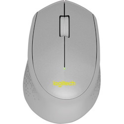 Logitech M330 SILENT PLUS Wireless Mouse, 2.4GHz with USB Receiver, Optical Tracking, Quiet & Lightweight, Gray