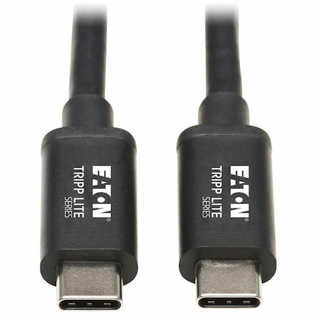 Eaton Tripp Lite Series Thunderbolt 3 Passive Cable (M/M) - 20 Gbps, 5A 100W Power Delivery, 4K/60 Hz, 1M (3.28 ft.), Black