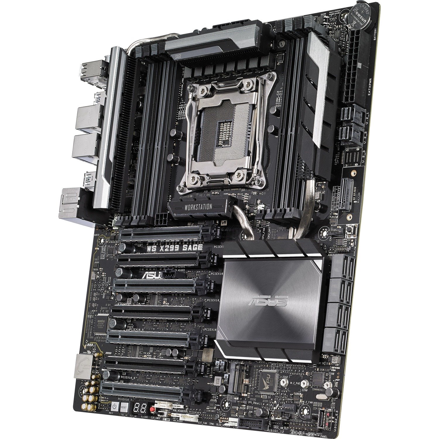 Asus WS X299 SAGE Workstation Motherboard - Intel X299 Chipset - Socket R4 LGA-2066 - Intel Optane Memory Ready - SSI CEB