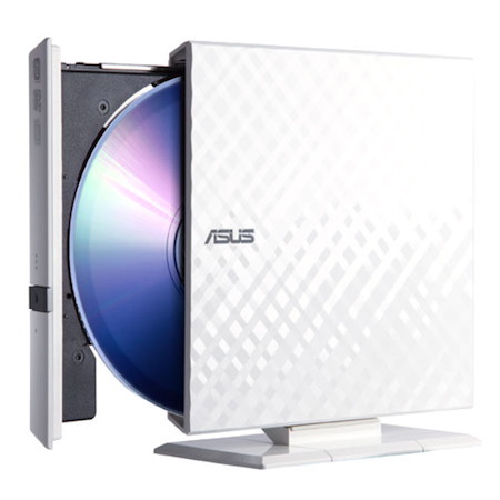 Asus SDRW-08D2S-U DVD-Reader - External - Retail - Black, White
