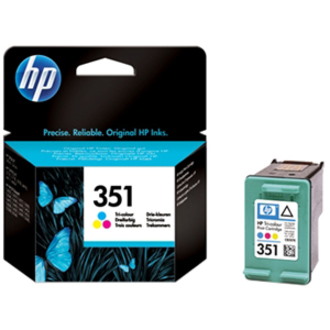 HP 351 Origineel Inkjet Inktcartridge - Cyaan, Magenta, Geel - 1 / Box