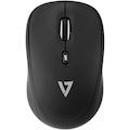 V7 4-Button Wireless Optical Mouse with Adjustable DPI - Black