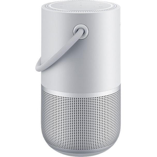 Bose Portable Bluetooth Smart Speaker - Google Assistant, Alexa Supported - Silver
