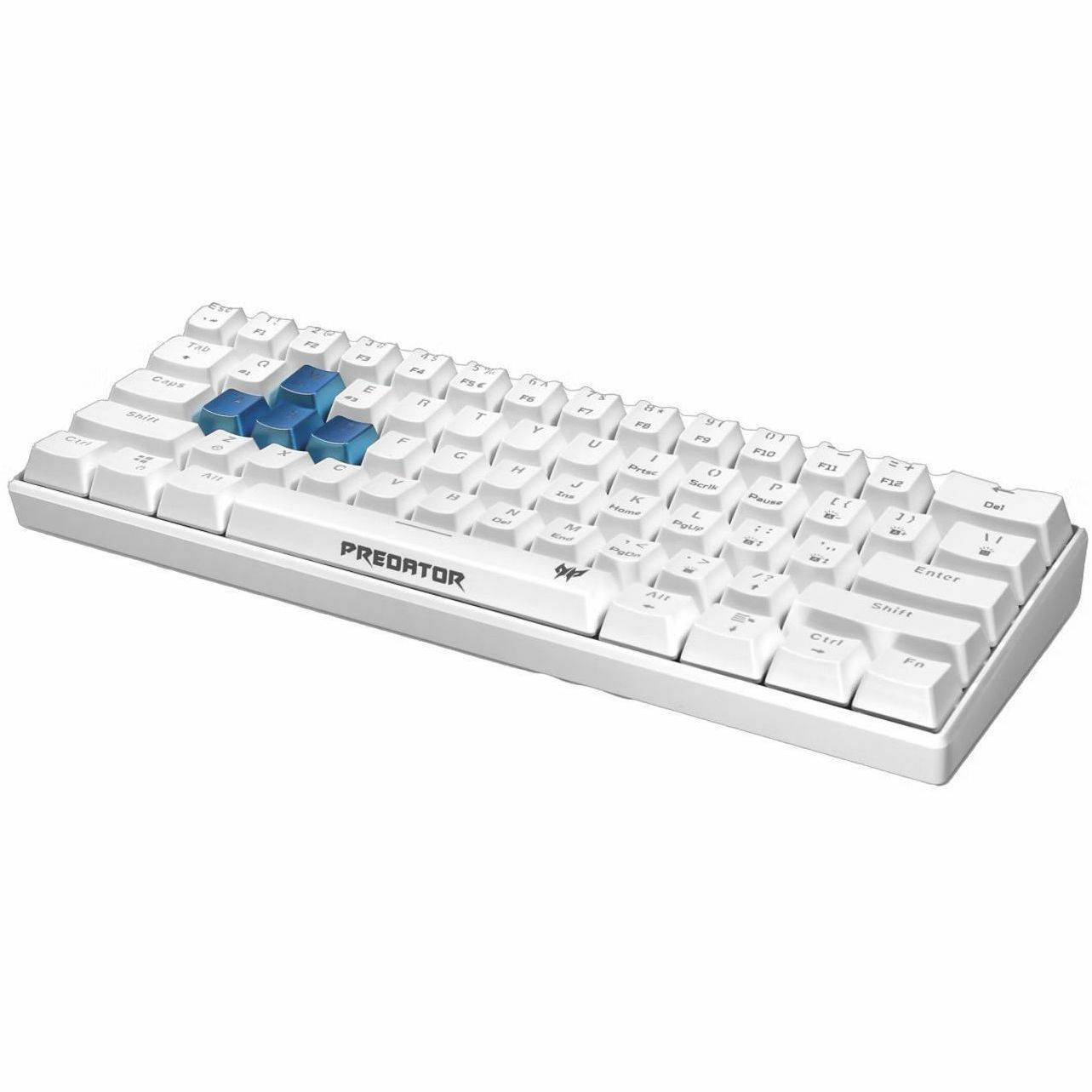 Predator Aethon PKR200 Gaming Keyboard - Tenkeyless - Wired/Wireless Connectivity - USB Interface - English (UK) - White