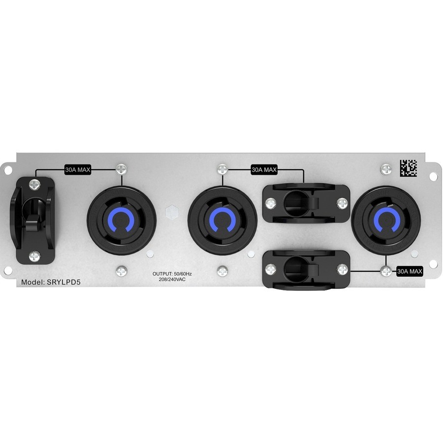 APC Backplate Kit with 3x NEMA L6-30R Outlets for Smart-UPS Modular Ultra