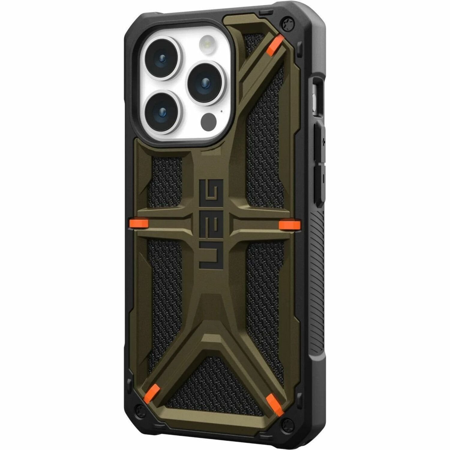Urban Armor Gear Monarch Kevlar&reg; iPhone 15 Pro Case - Kevlar Element Green