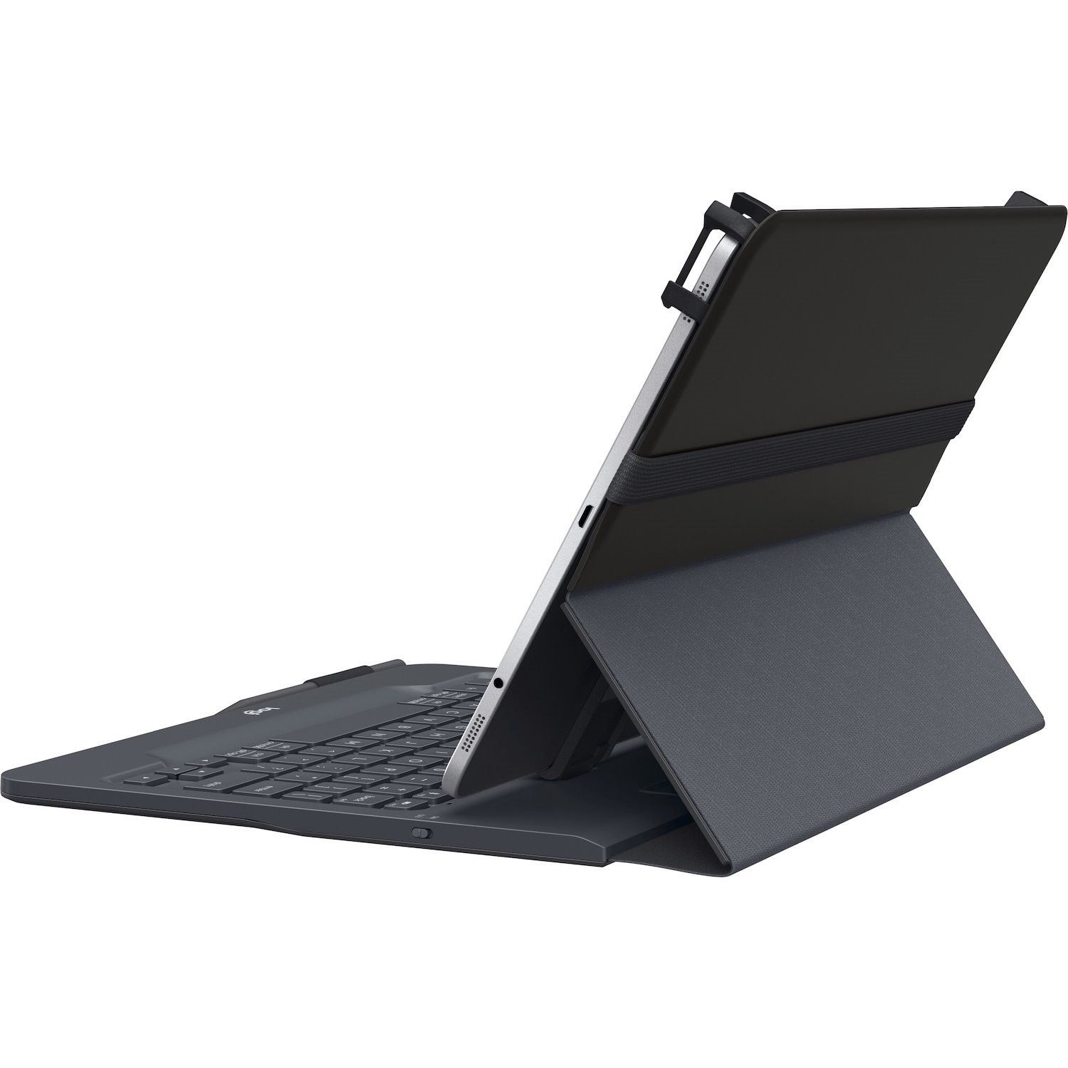 Logitech Universal Folio Toetsenbord/hoes (Folio) voor 25,4 cm (10") Apple iPad Air 2, iPad Air, iPad 2, iPad (3de generatie), iPad (4th Generation) - Engels (UK) toetsenbord - Zwart