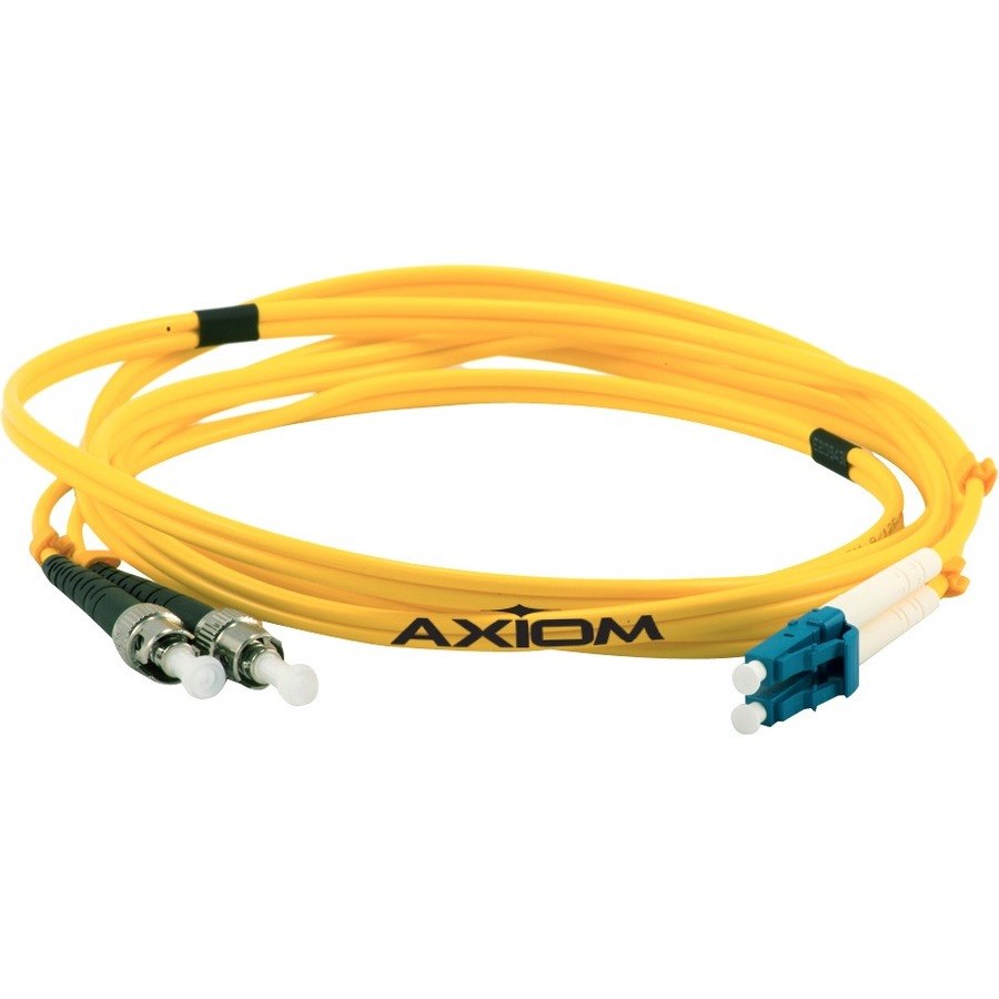 Axiom LC/ST Singlemode Duplex OS2 9/125 Fiber Optic Cable 7m