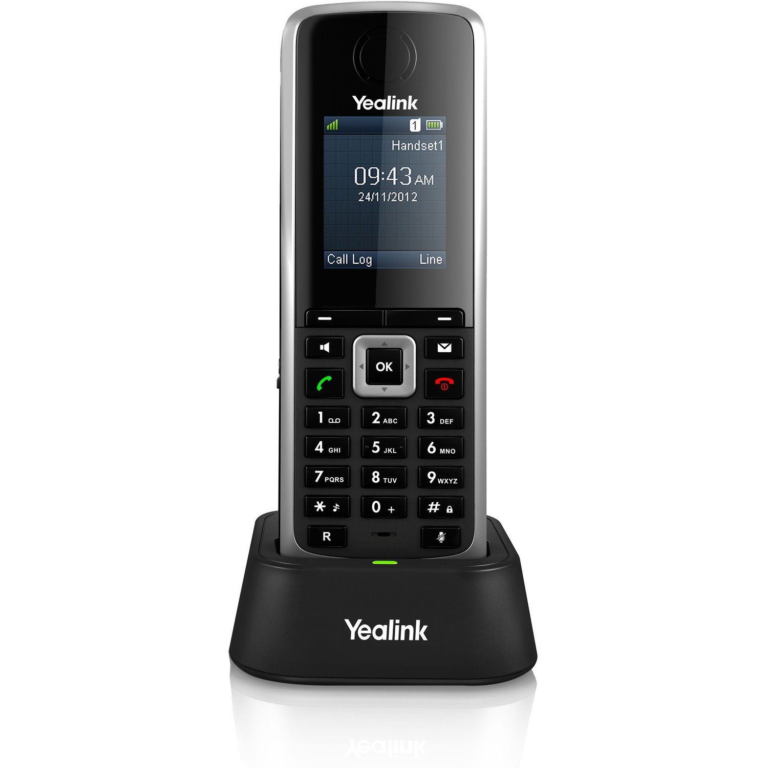 Yealink W52H Handset - Desktop - Alabaster Silver