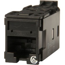 Ortronics Clarity High Density Jack (HDJ) CAT6, T568A/B, Black