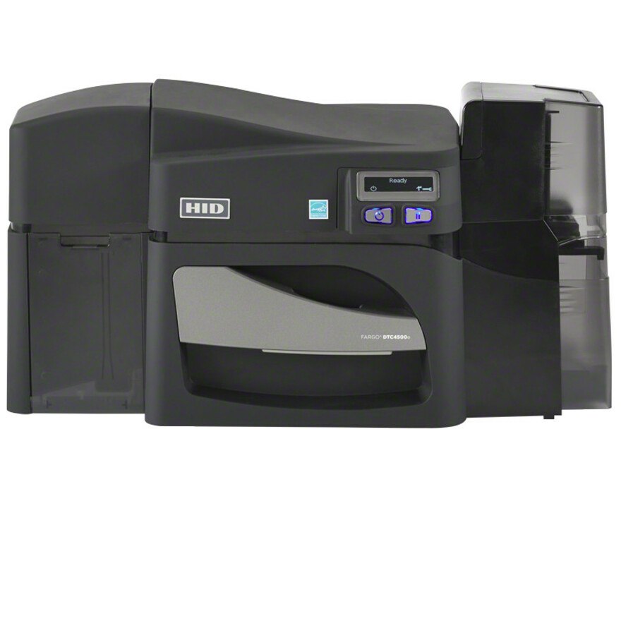 Fargo DTC4500E Single Sided Desktop Dye Sublimation/Thermal Transfer Printer - Card Print - Fast Ethernet - USB