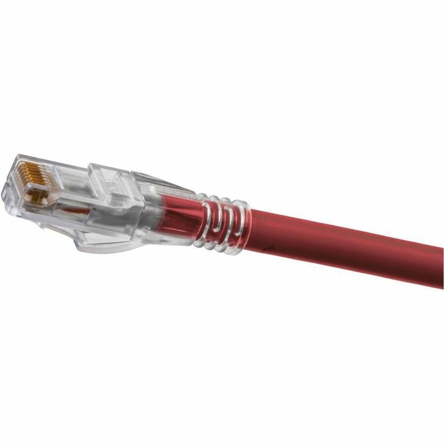 Hubbell Premise Wiring Copper Solutions, Patch Cords, Cat6, Shielded, Red, 20' Length