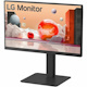 LG 24BA750-B 24" Class Full HD LED Monitor - 16:9 - Black