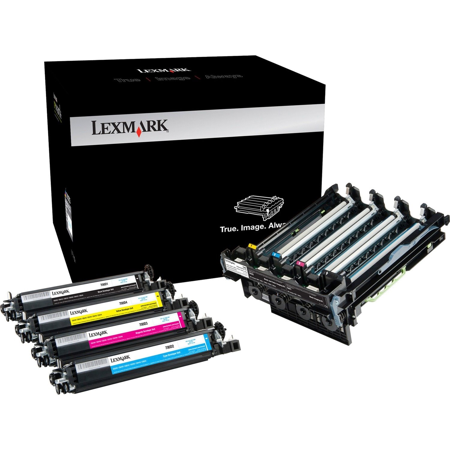 Lexmark 700Z5 Black and Colour Imaging Kit