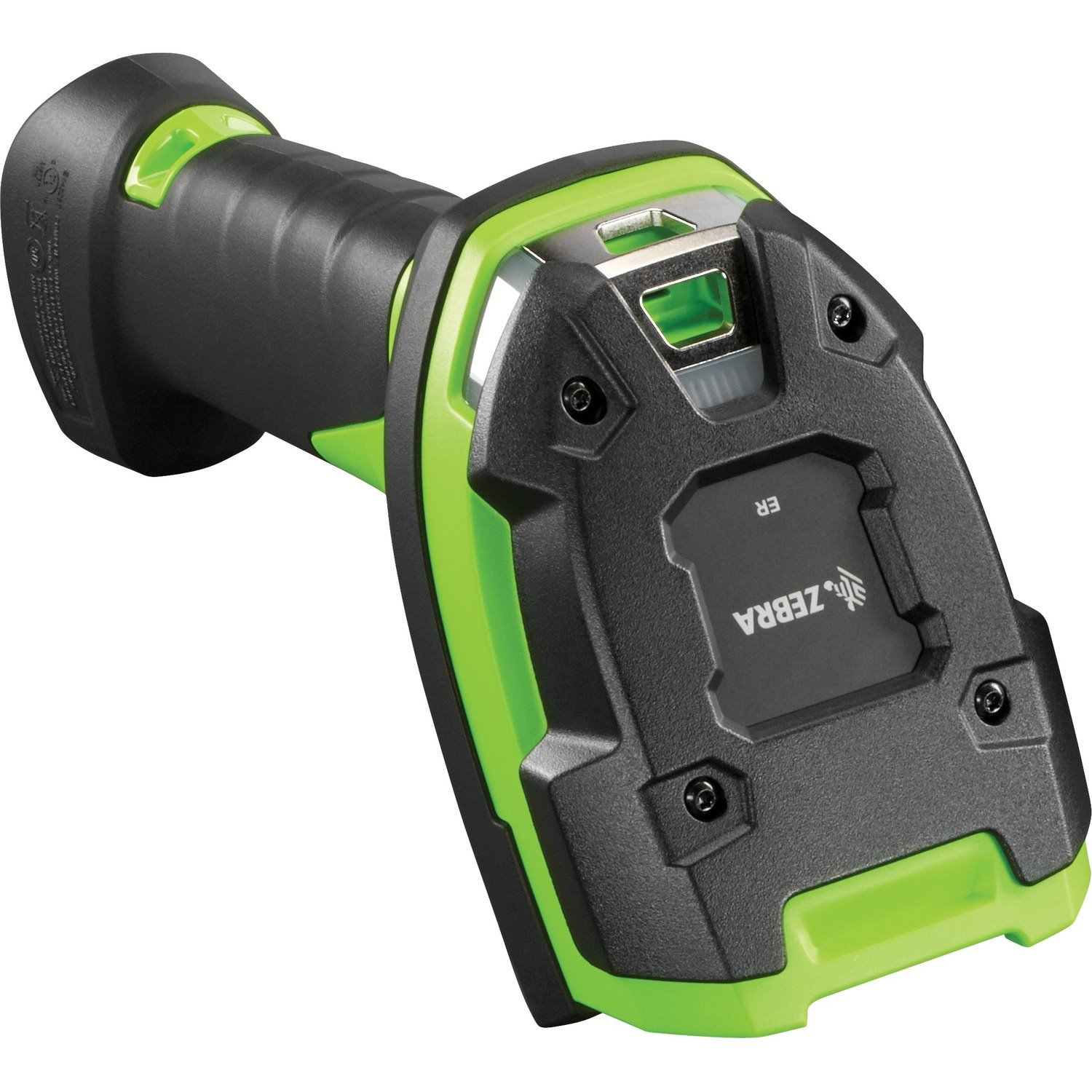 Zebra DS3678-ER Handheld Barcode Scanner - Wireless Connectivity - Industrial Green