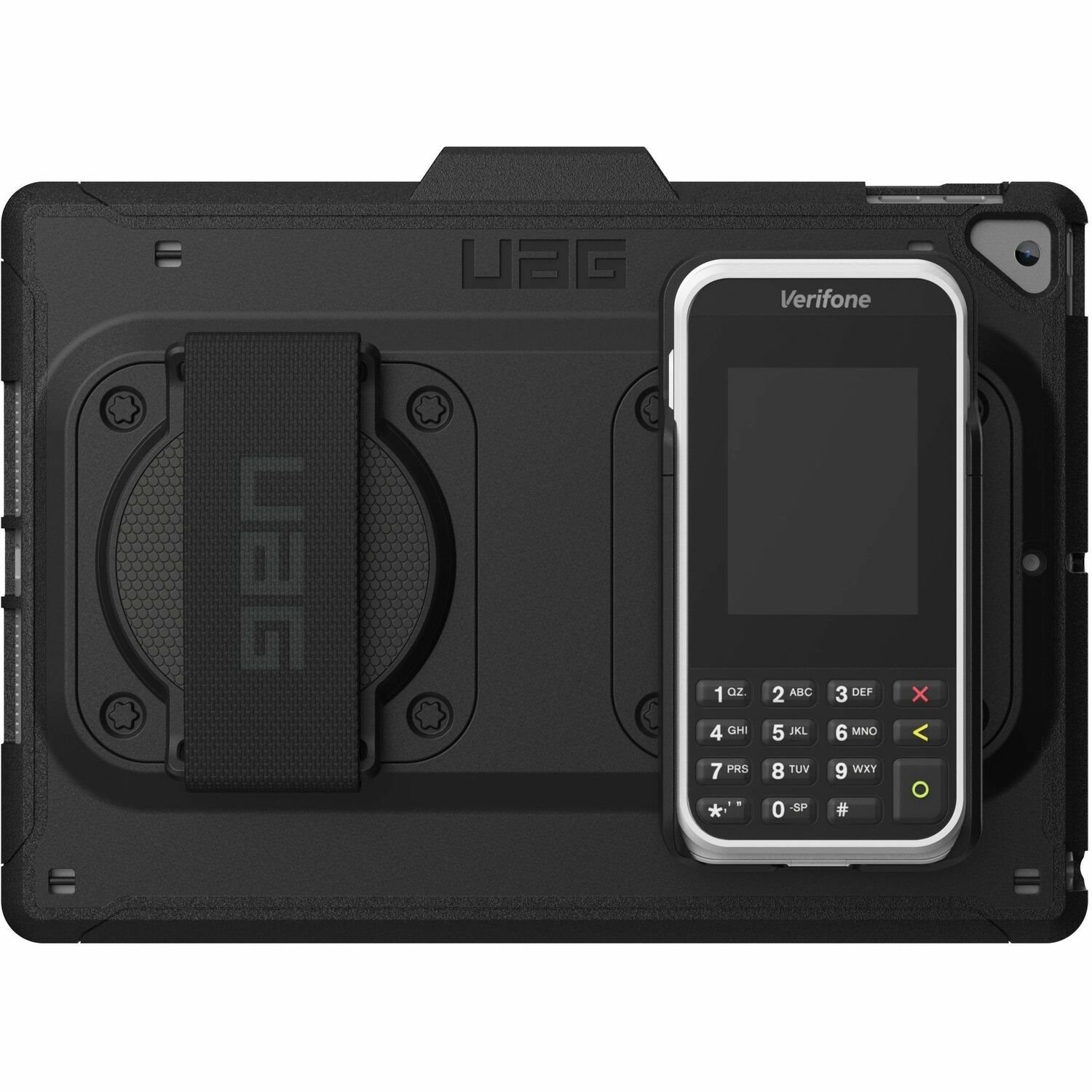 Urban Armor Gear Rugged Carrying Case for 10.2" Apple iPad (9th Generation), iPad (8th Generation), iPad (7th Generation) Tablet, Payment Terminal - Black