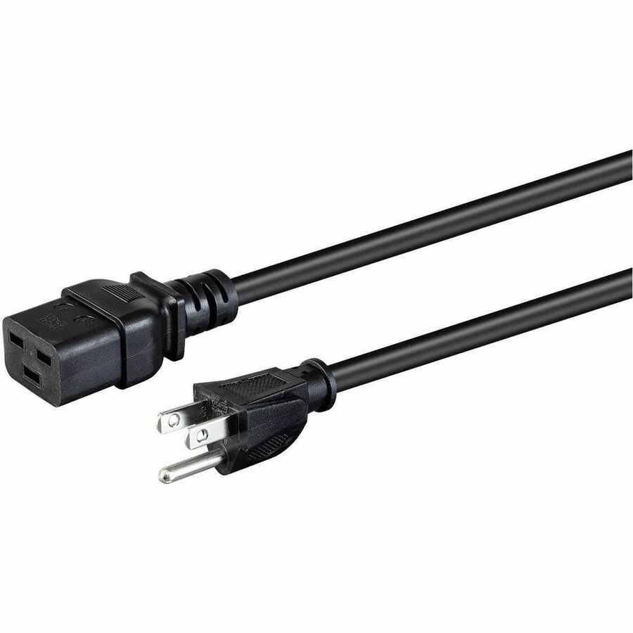 Monoprice Power Cord - Nema 5-15P To Iec 60320 C19_ 14Awg_ 15A/1875W_ 3-Prong_ B