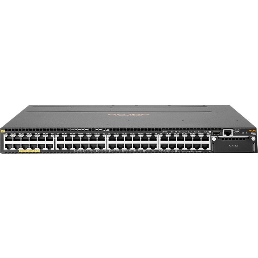 HPE 3810 48 Ports Manageable Layer 3 Switch - Gigabit Ethernet, 10 Gigabit Ethernet - 10/100/1000Base-T, 10GBase-X