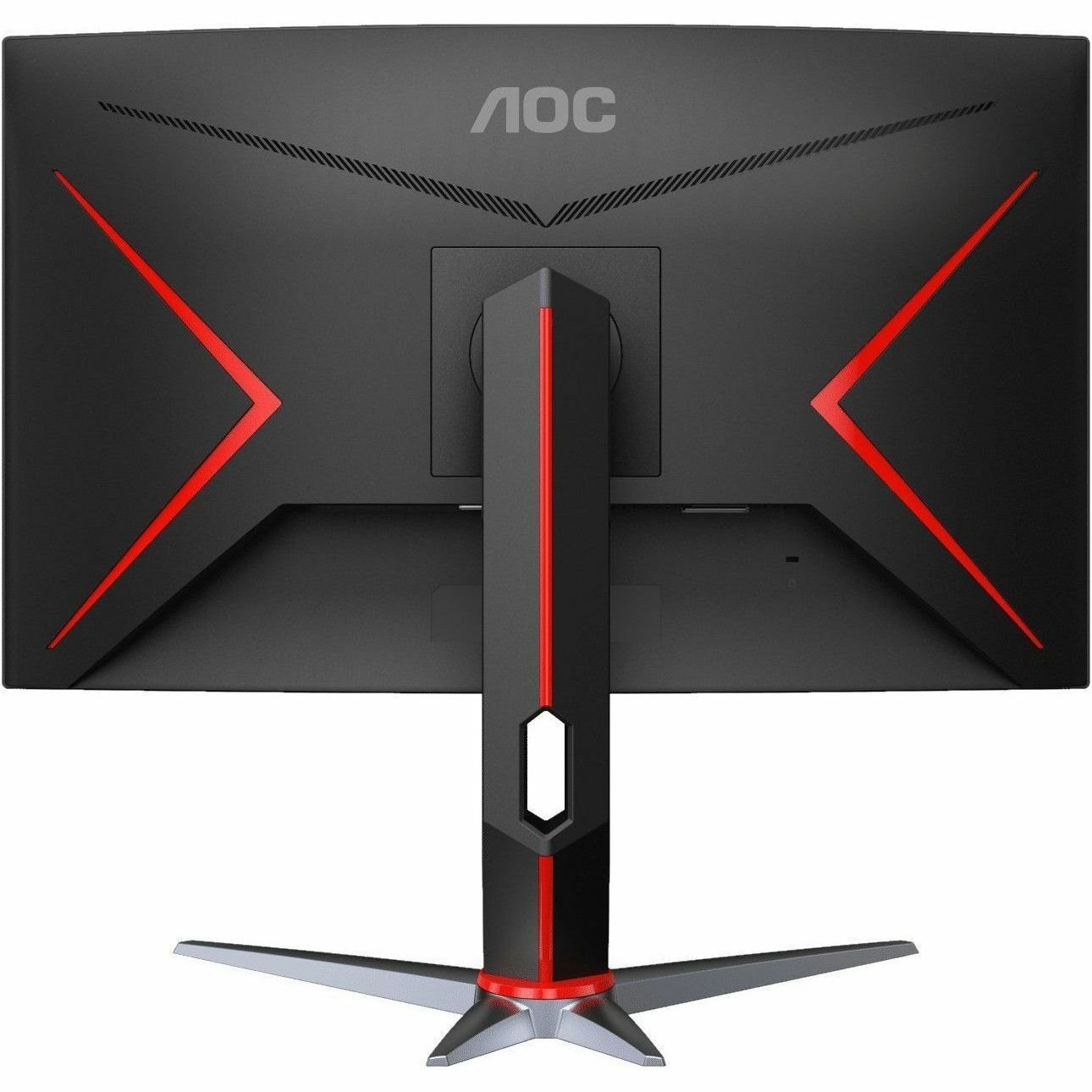 AOC CQ27G2X 27" Class WQHD Curved Screen Gaming LCD Monitor - Black, Red