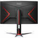 AOC CQ27G2X 27" Class WQHD Curved Screen Gaming LCD Monitor - Black, Red