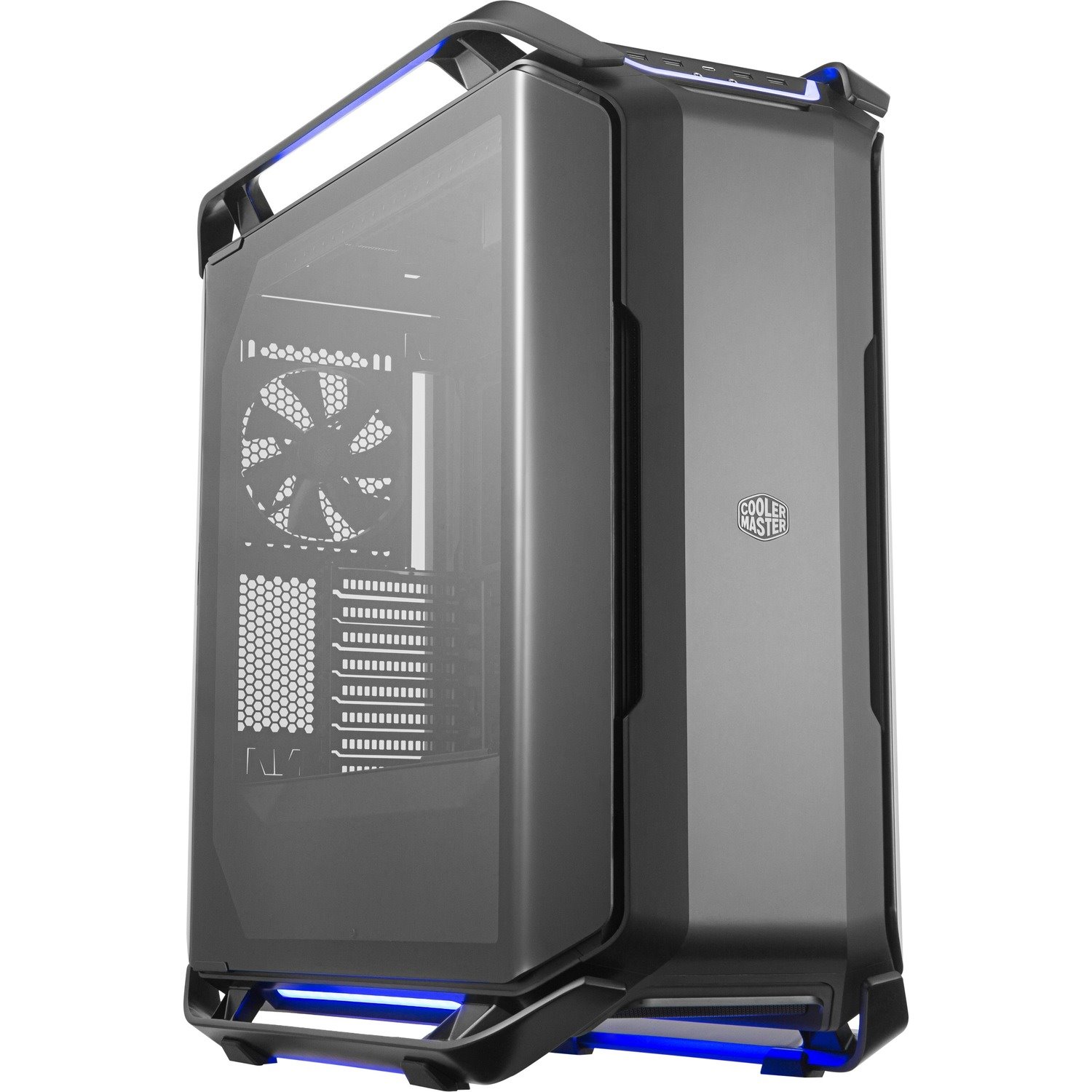 Cooler Master Cosmos MCC-C700P-KG5N-S00 Computer Case - EATX, ATX Motherboard Supported - Full-tower - Steel, Tempered Glass - Black